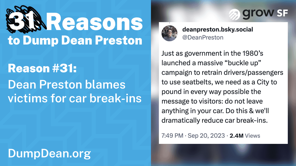 Dean Preston blames victims